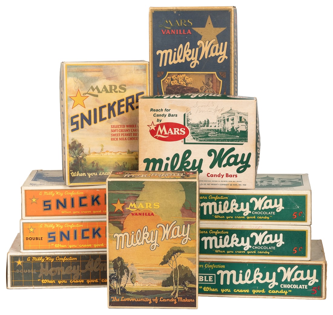 MARS Brand Chocolate Boxes. McLean: MARS, Inc., ca. early to mid 20th century. (1 of 1)