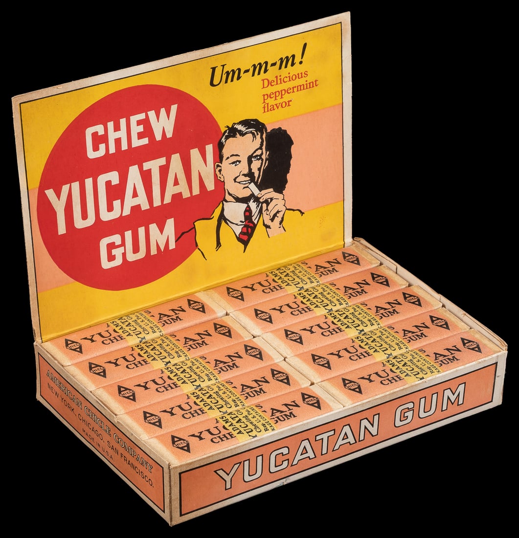 Adams Yucatan Chewing Gum in Original Box. (1 of 1)