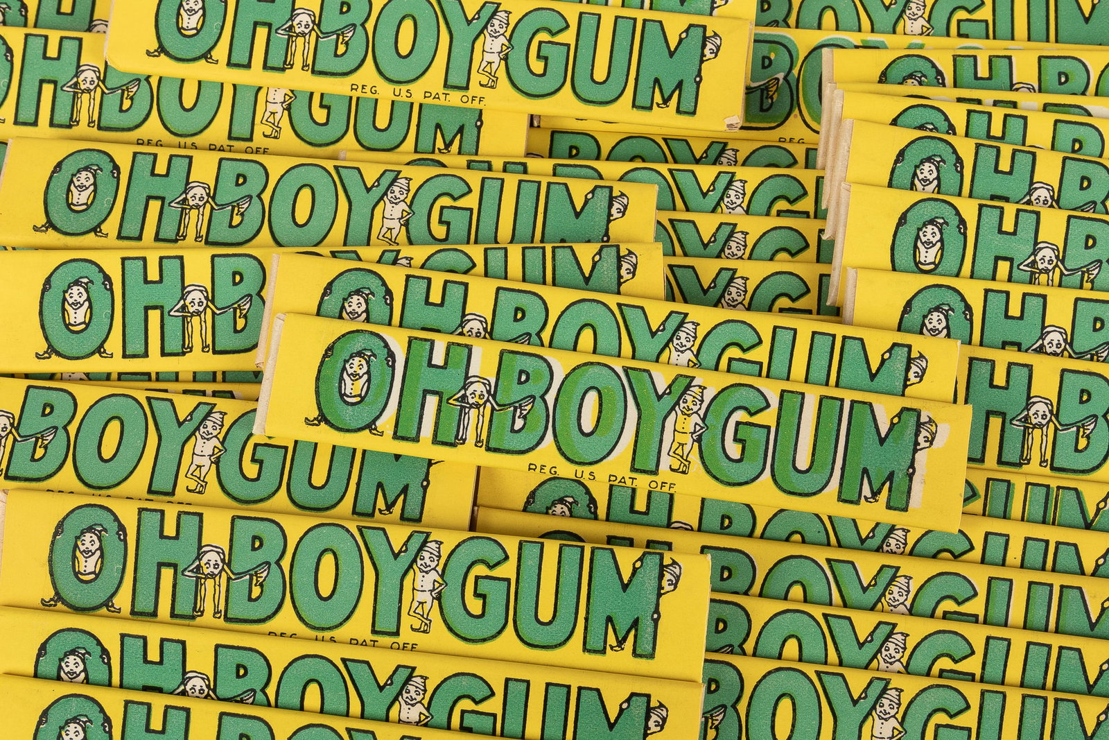 Goudey Oh Boy Gum lot (45 sticks). (1 of 2)
