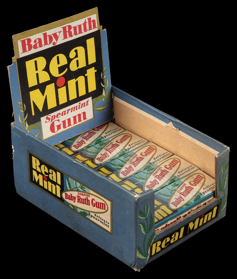 Curtiss Baby Ruth Spearmint Gum with original box. (1 of 1)