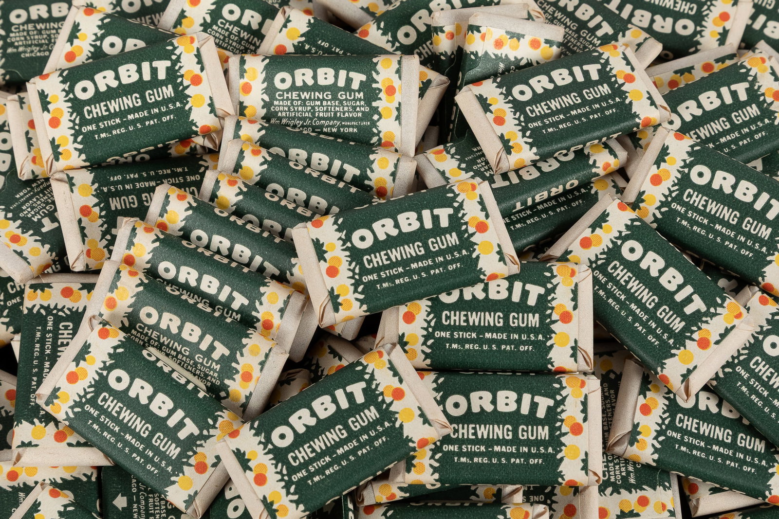 Orbit Chewing Gum tabs lot. (1 of 3)