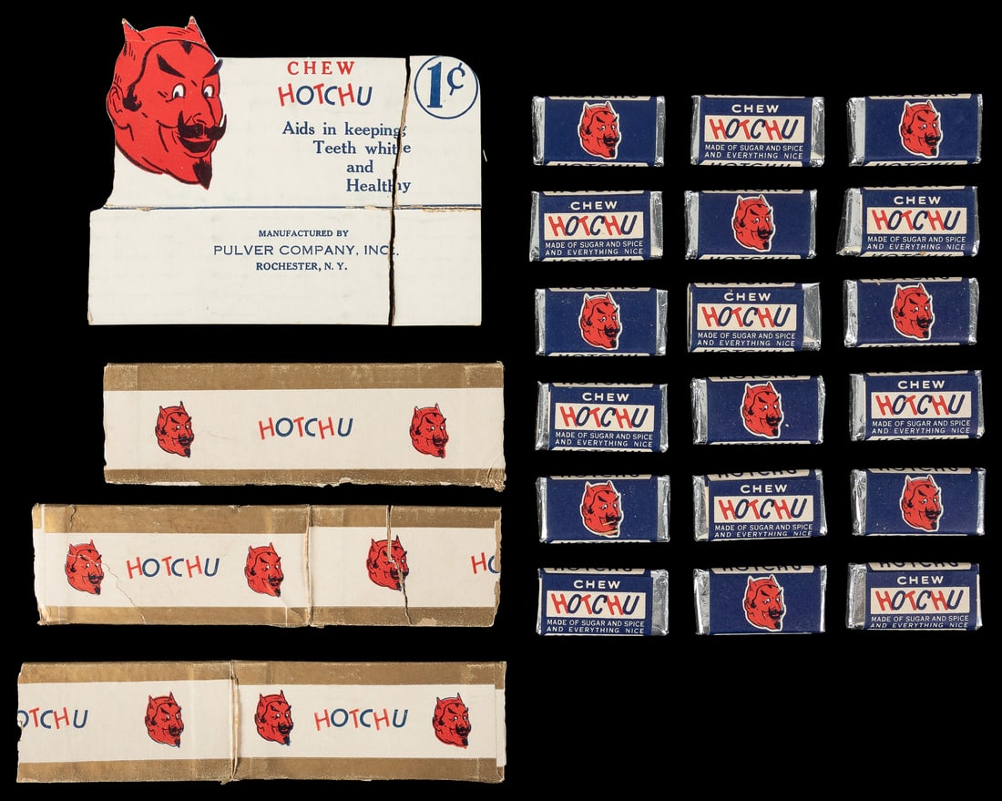 Pulver Hotchu Gum lot with box panels. (1 of 1)