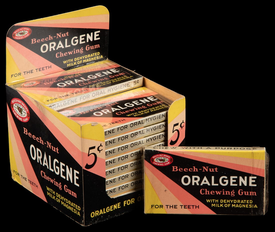 Beech-Nut Oralgene Gum in original box. (1 of 1)