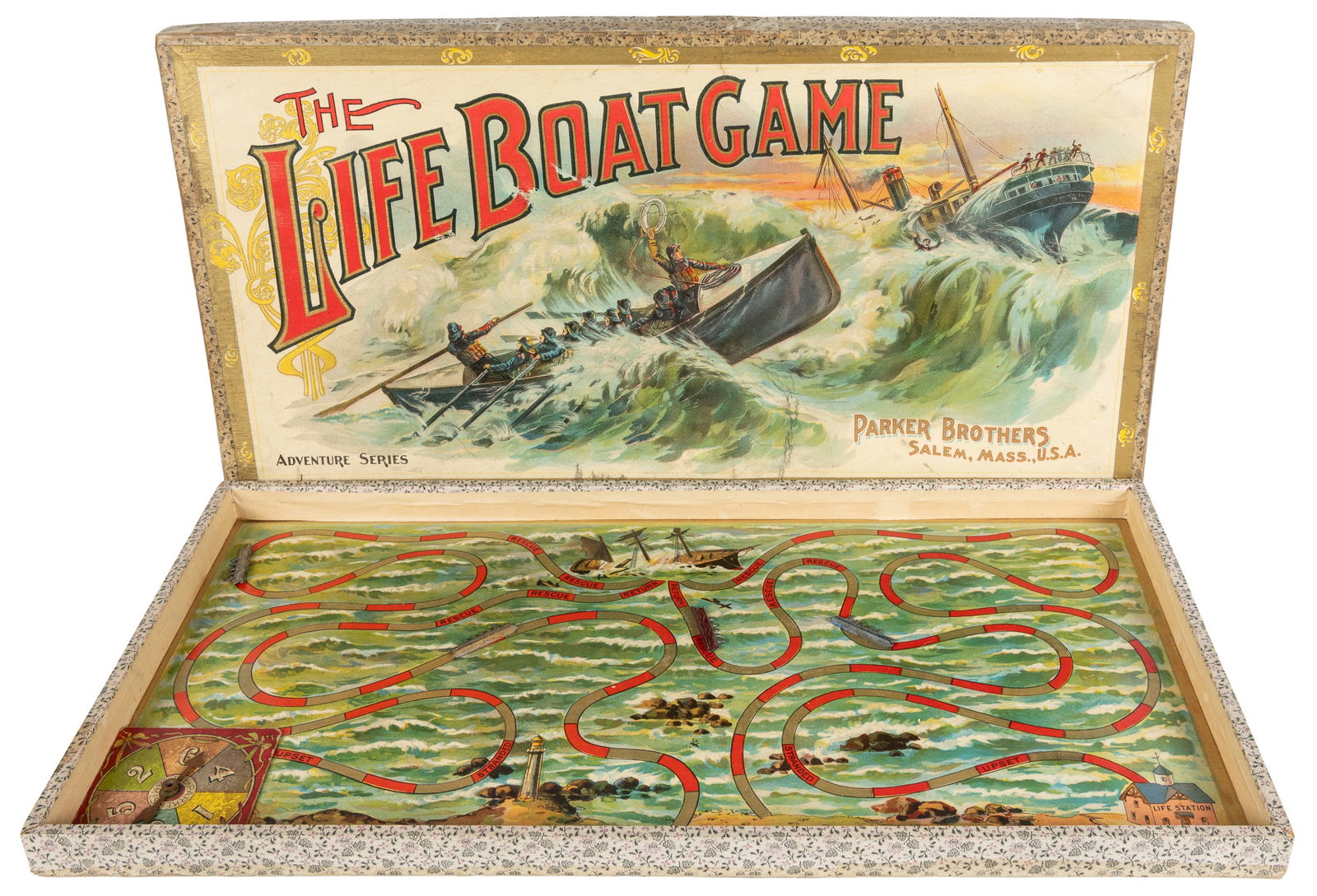 The Life Boat Game. Salem: Parker Brothers, ca. 1900. (1 of 2)
