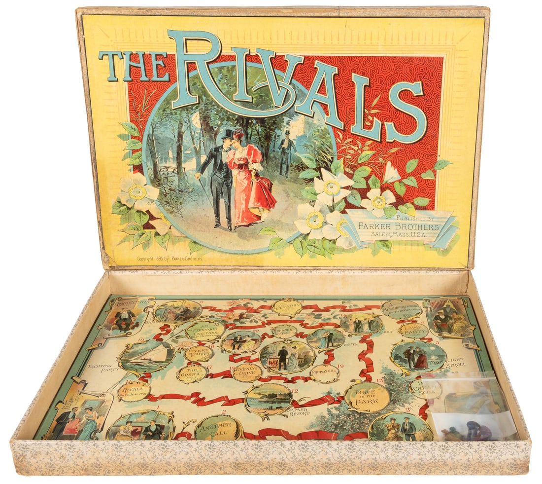 The Rivals. Salem: Parker Brothers, ca. 1895. (1 of 2)