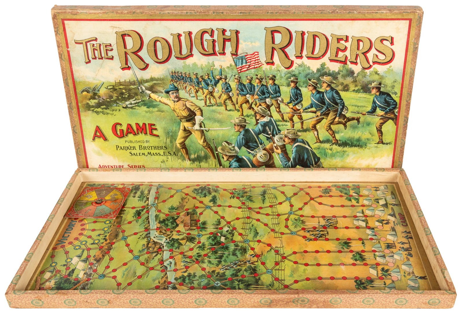 The Rough Riders: A Game. Salem: Parker Brothers, ca. 1900. (1 of 2)