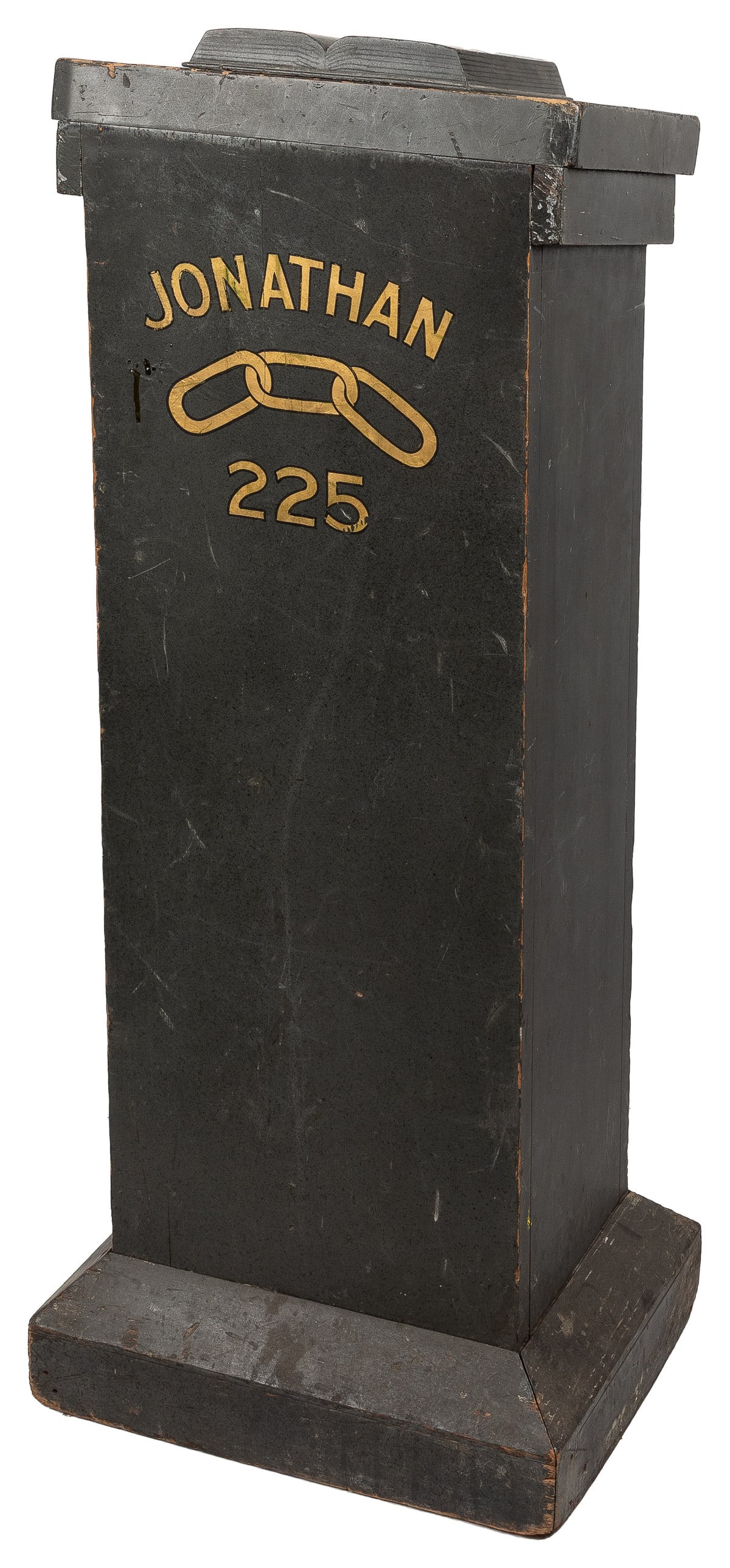 Odd Fellows Chaplin Pulpit. (I.O.O.F.). Circa 1900s. Carved... (1 of 3)