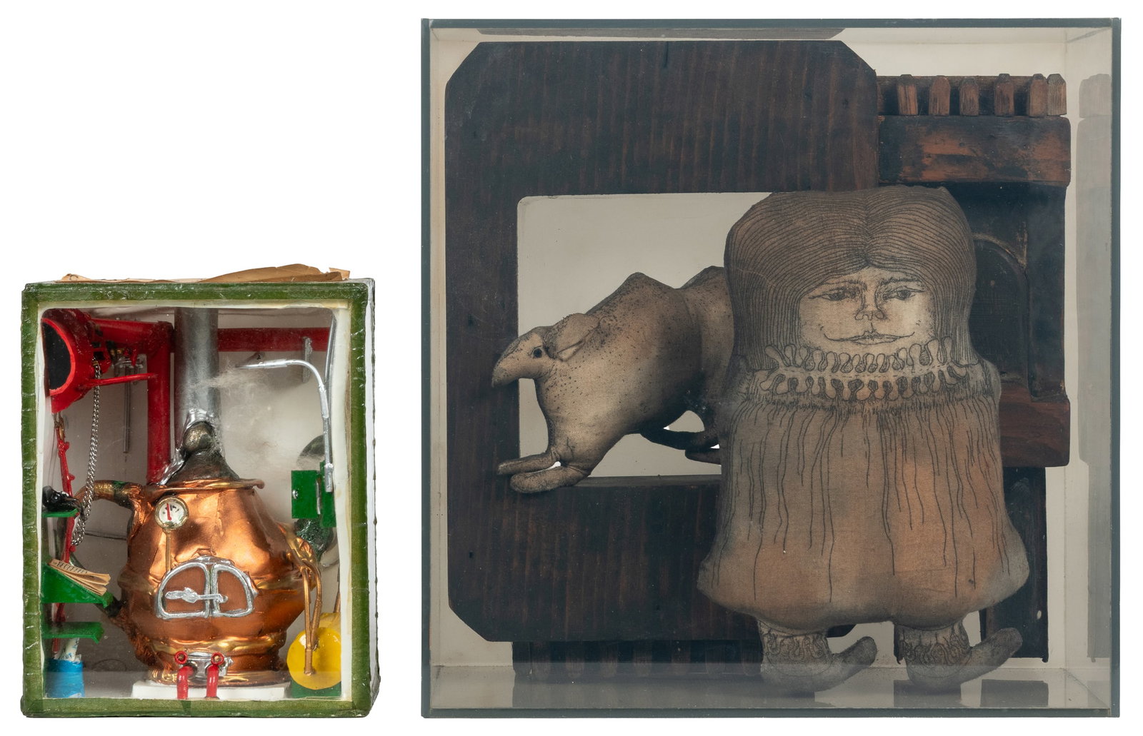 MCCURDY, Maggie (American, b. 1932). Docile Beast, and a Miniature Diorama. (1 of 4)