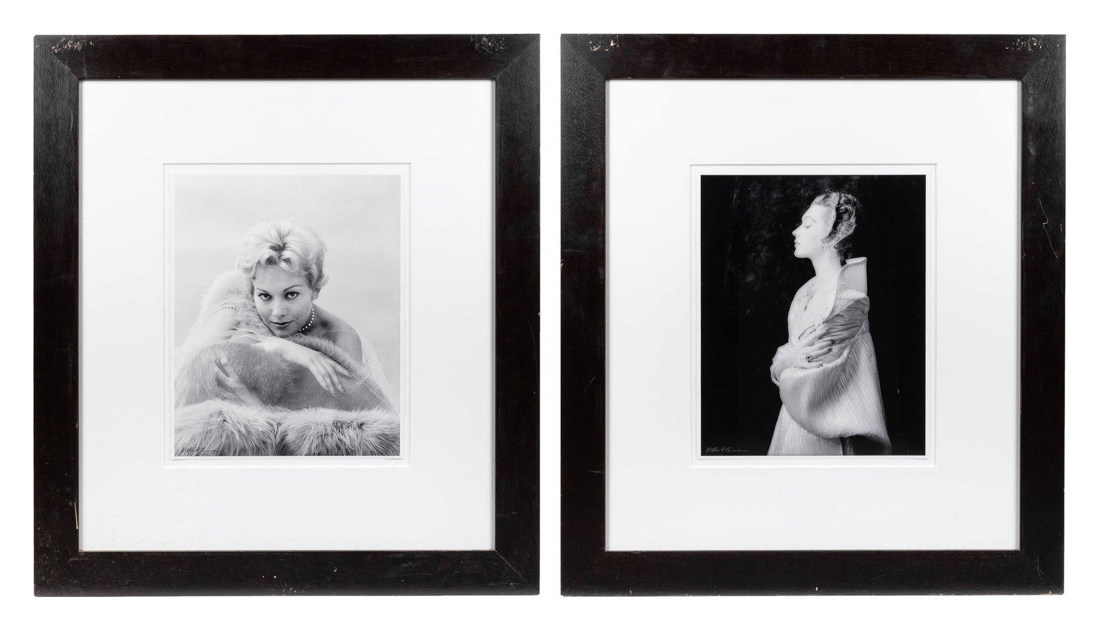 GREENE, Milton (American, 1922-1982). Fashion Dovima (DHSP-11). Kim Novak. Two Portraits. 1952, (1 of 7)