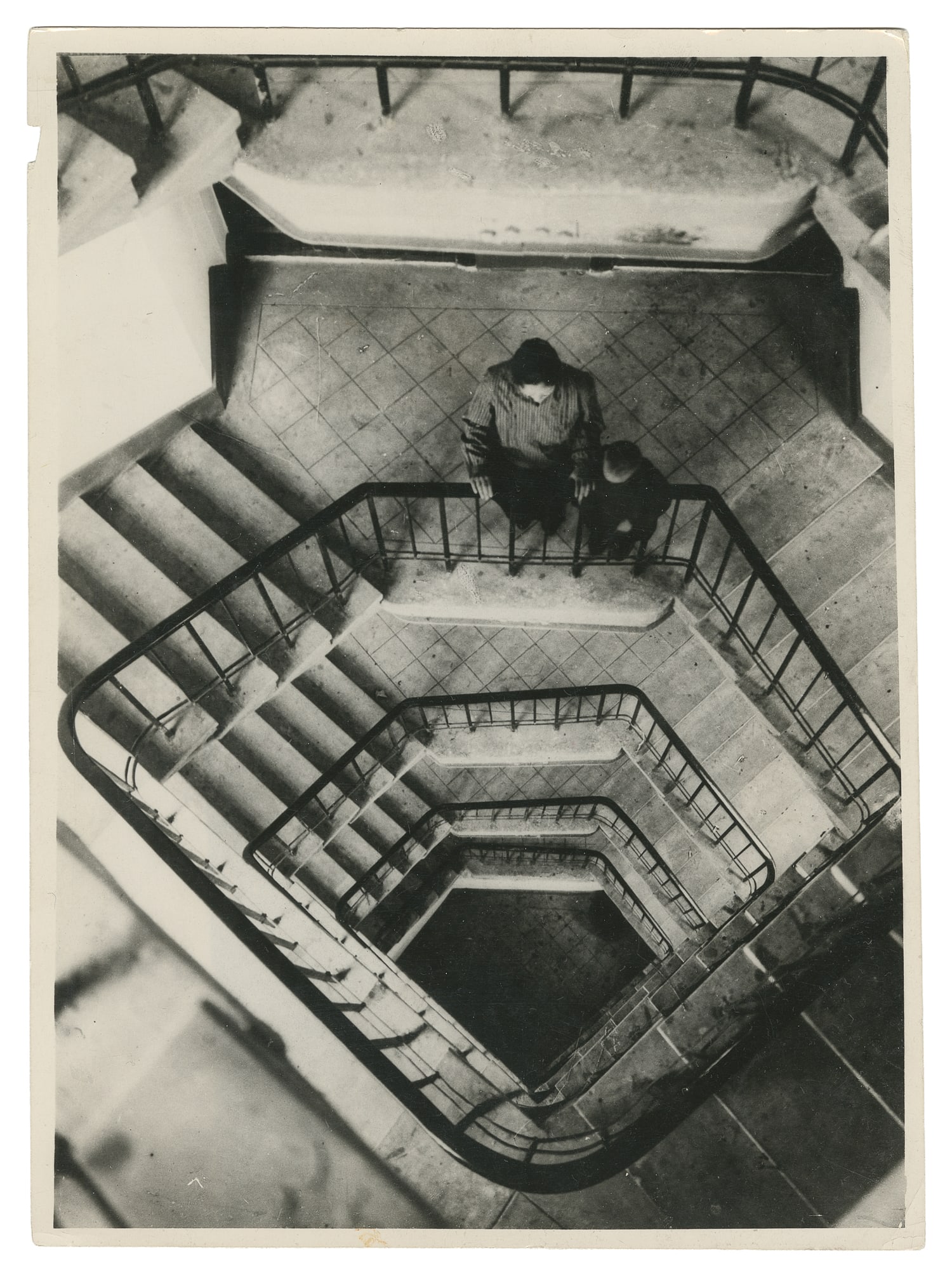 SHAIKHET, Arkady (Russian, 1898-1959). Stairway of Workers' Home. Circa 1920s. (1 of 2)