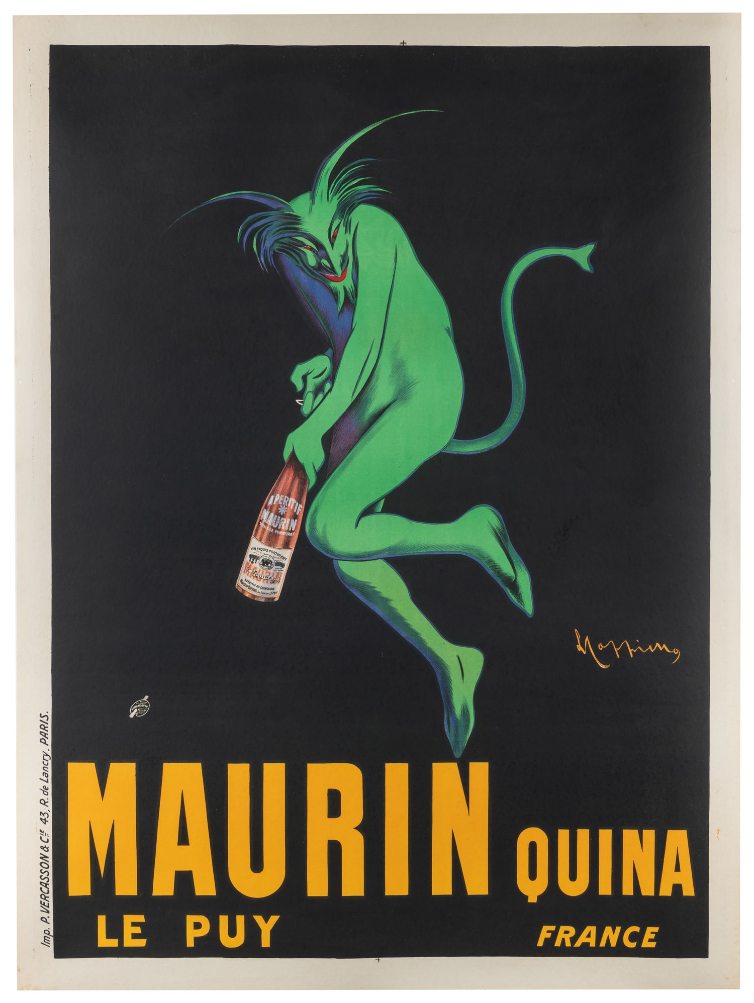 CAPPIELLO, Leonetto (1875 – 1942). Maurin Quina. 1906. Paris: Vercasson & Cie. (1 of 1)