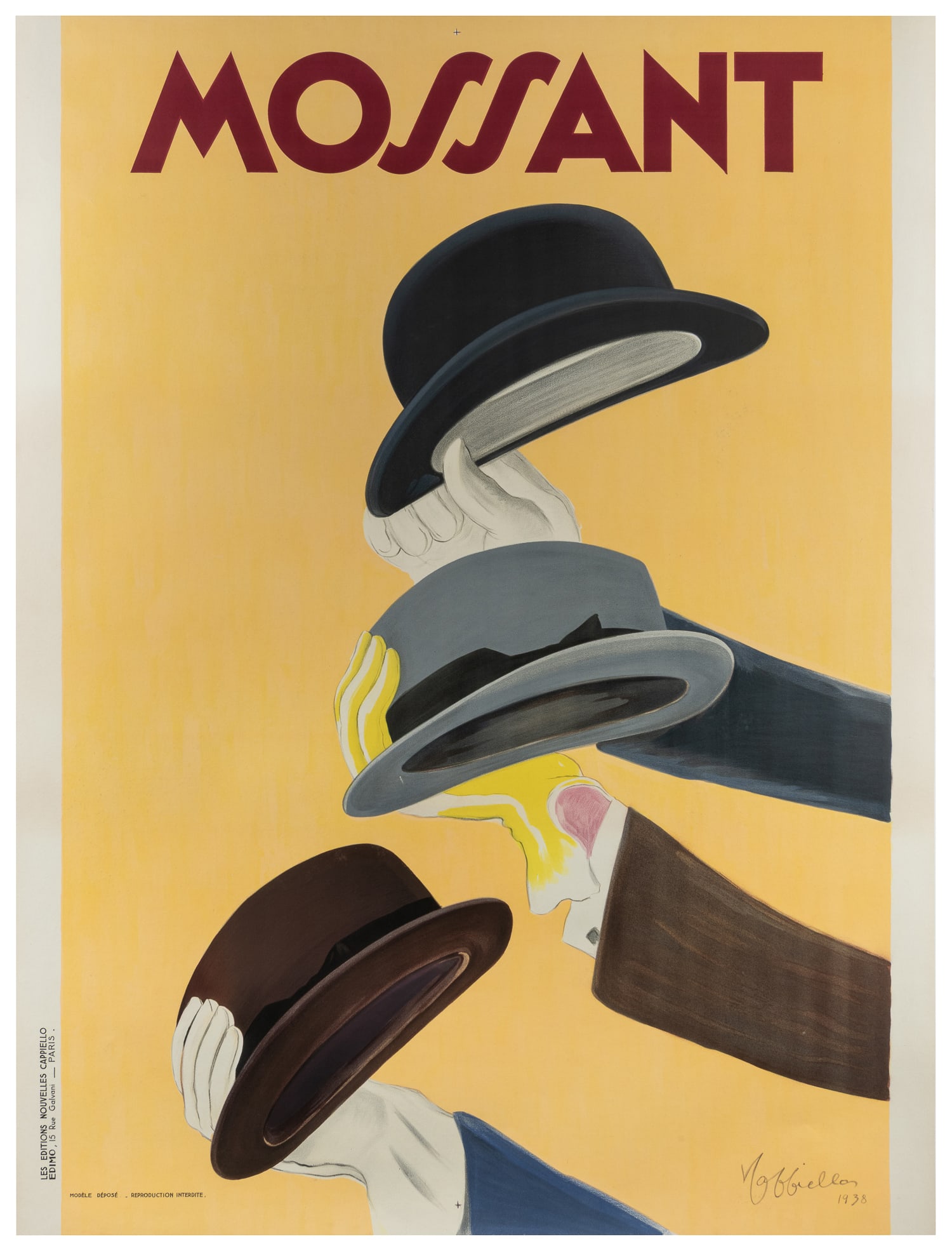 CAPPIELLO, Leonetto (1875-1942). Mossant. 1938. Paris: Edimo. (1 of 1)