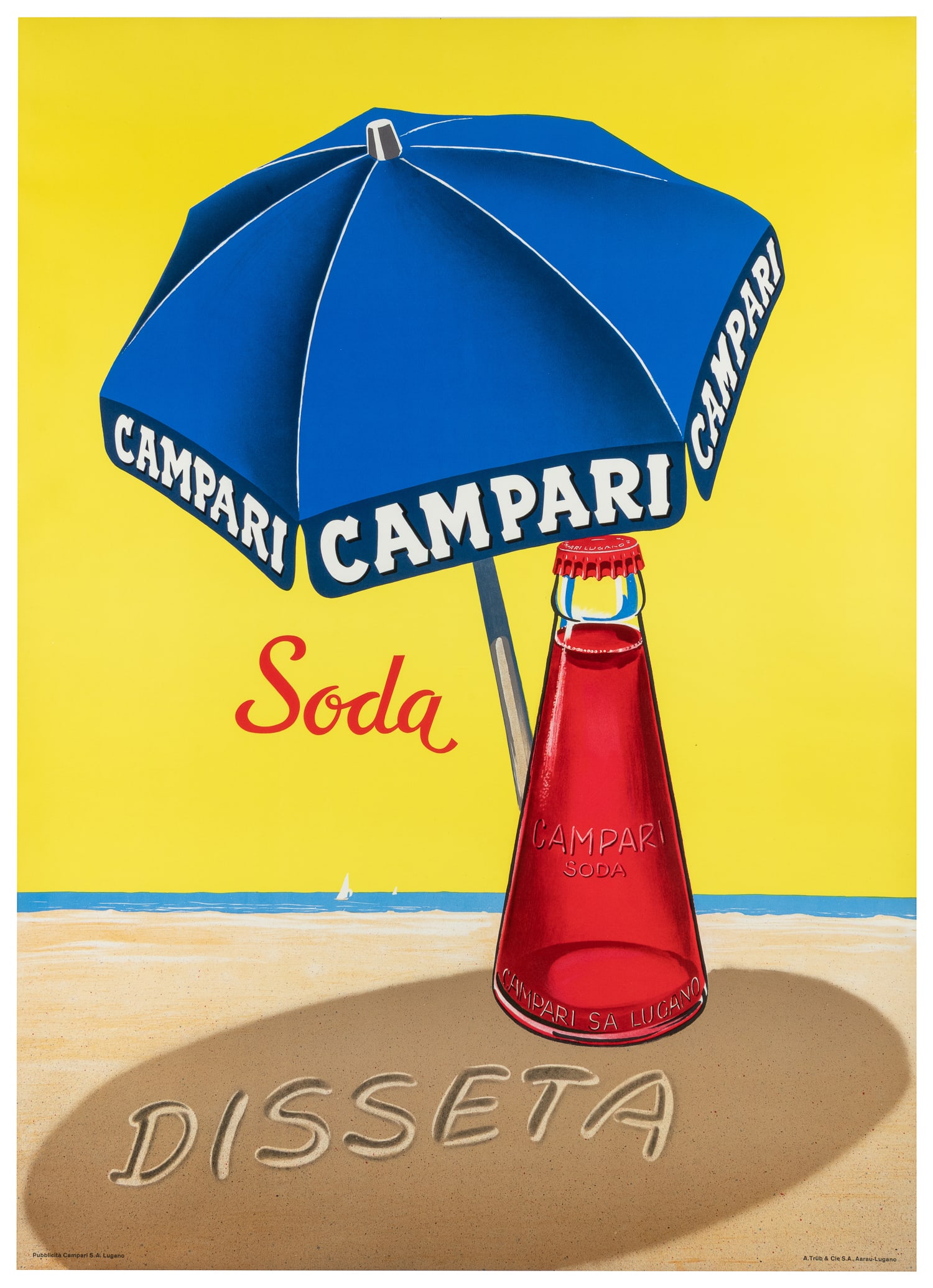 Campari Soda / Disseta. Lugano: A. Trüb & Cie, ca. 1963. (1 of 1)