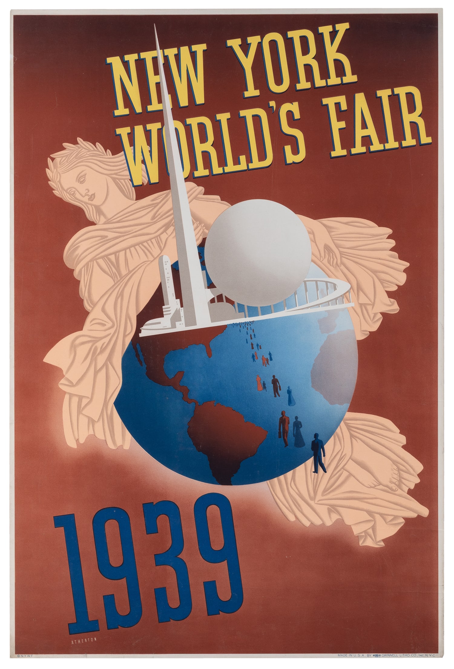 ATHERTON, John (1900 - 1952). New York World's Fair 1939. (1 of 1)