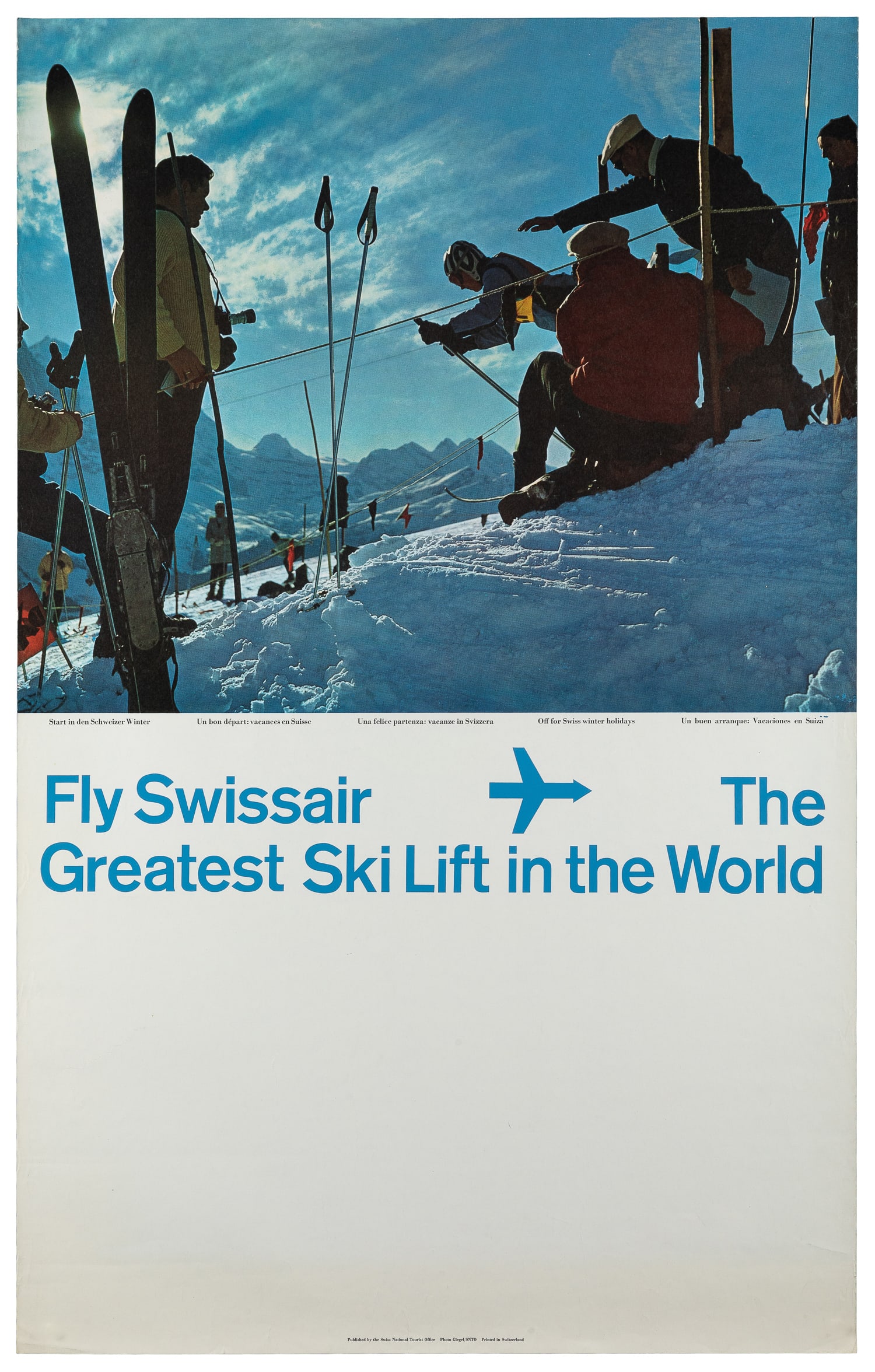 Fly Swissair / The Greatest Ski Lift in the World. (1 of 1)