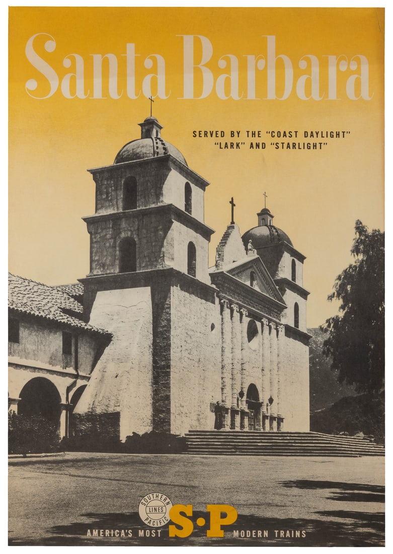 Santa Barbara / Southern Pacific Lines. Circa 1950s. (1 of 1)