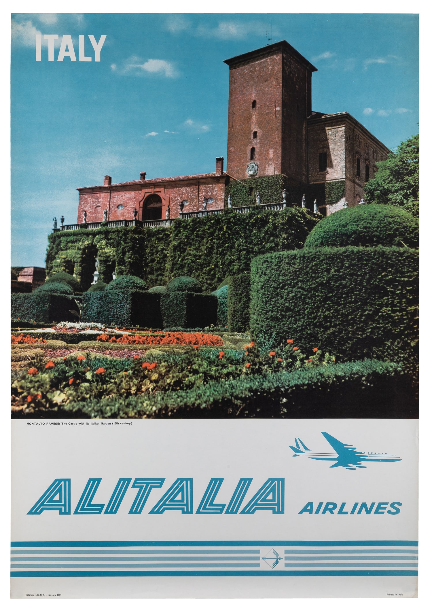 Alitalia Airlines / Italy. Three posters. (1 of 3)