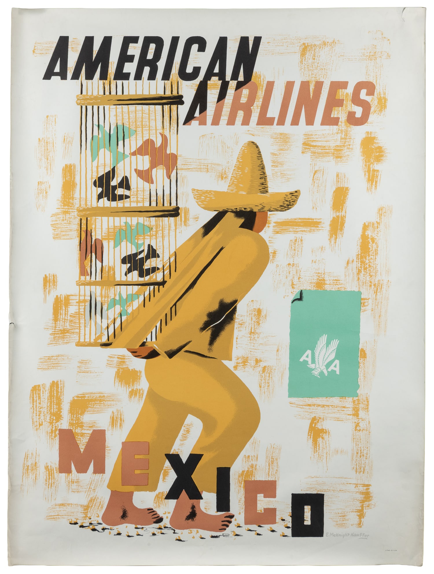 KAUFFER, Edward McKnight (1890 - 1954). American Airlines / Mexico. (1 of 1)