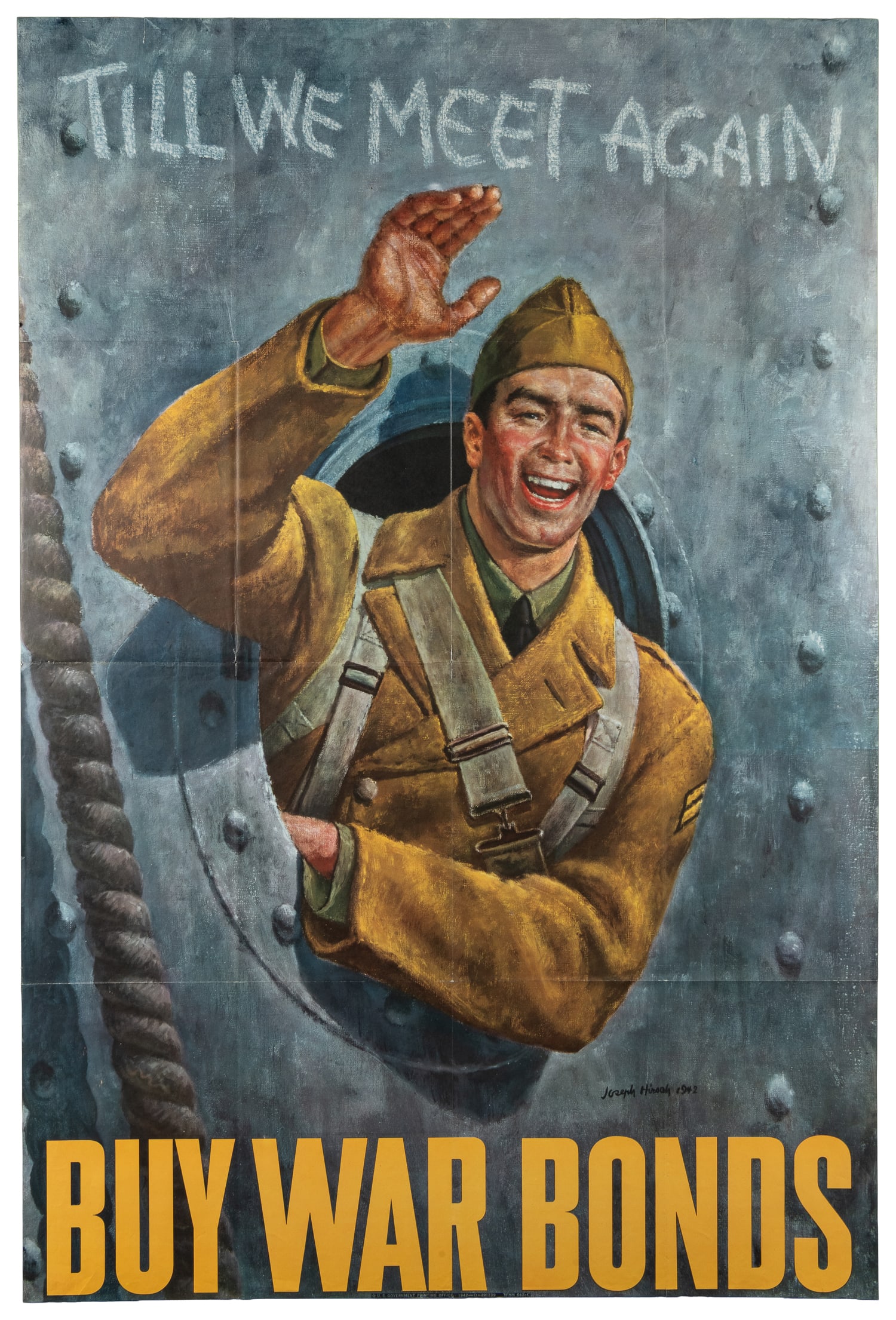 HIRSCH, Joseph. Till We Meet Again / Buy War Bonds. 1942. (1 of 1)