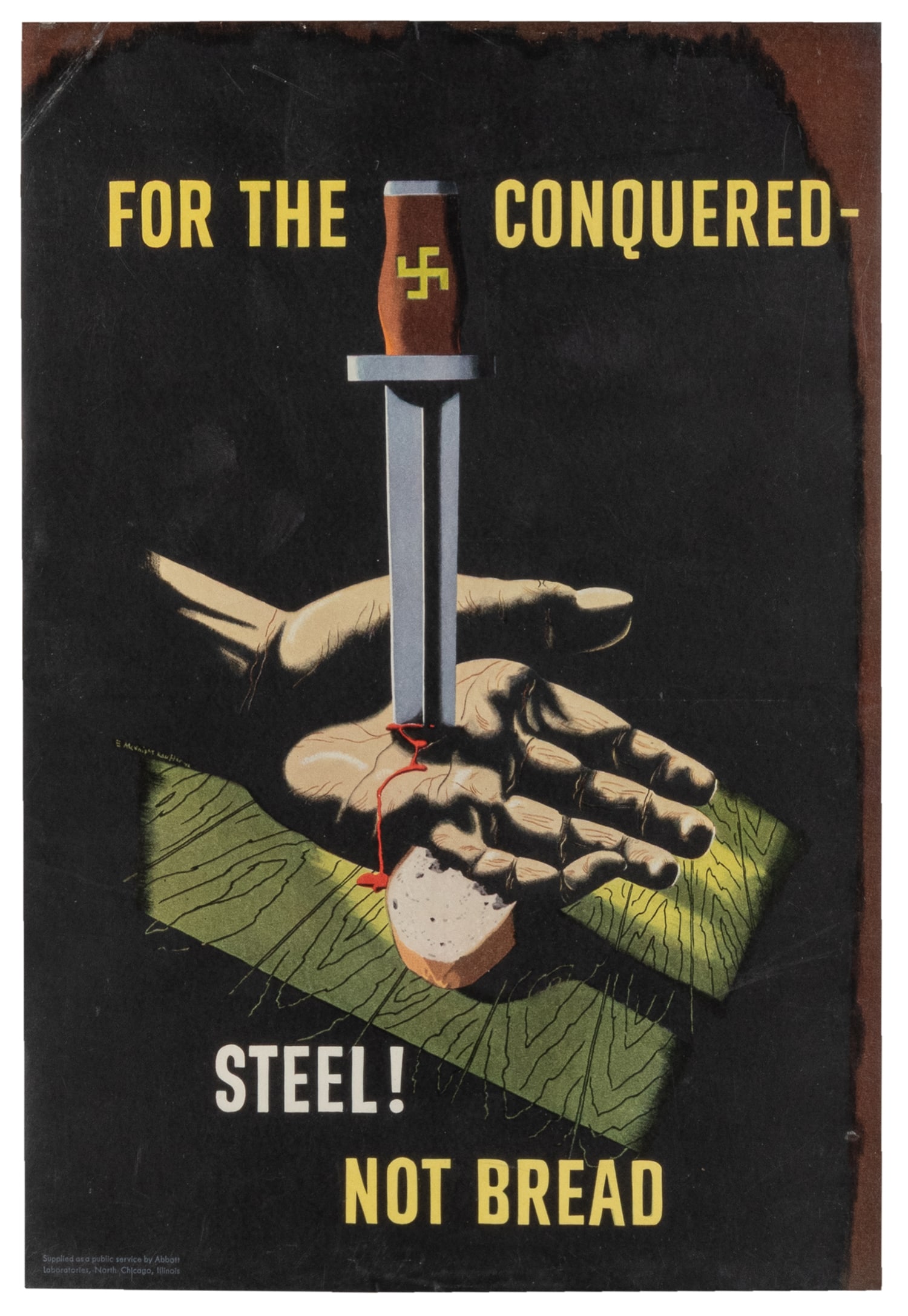 [WORLD WAR II]. Four small-format posters. - 2