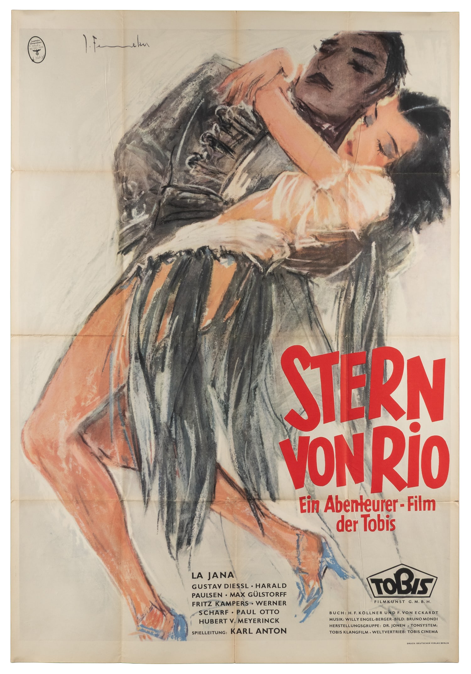 Stern von Rio ("The Star of Rio"). Tobis, 1940. (1 of 1)