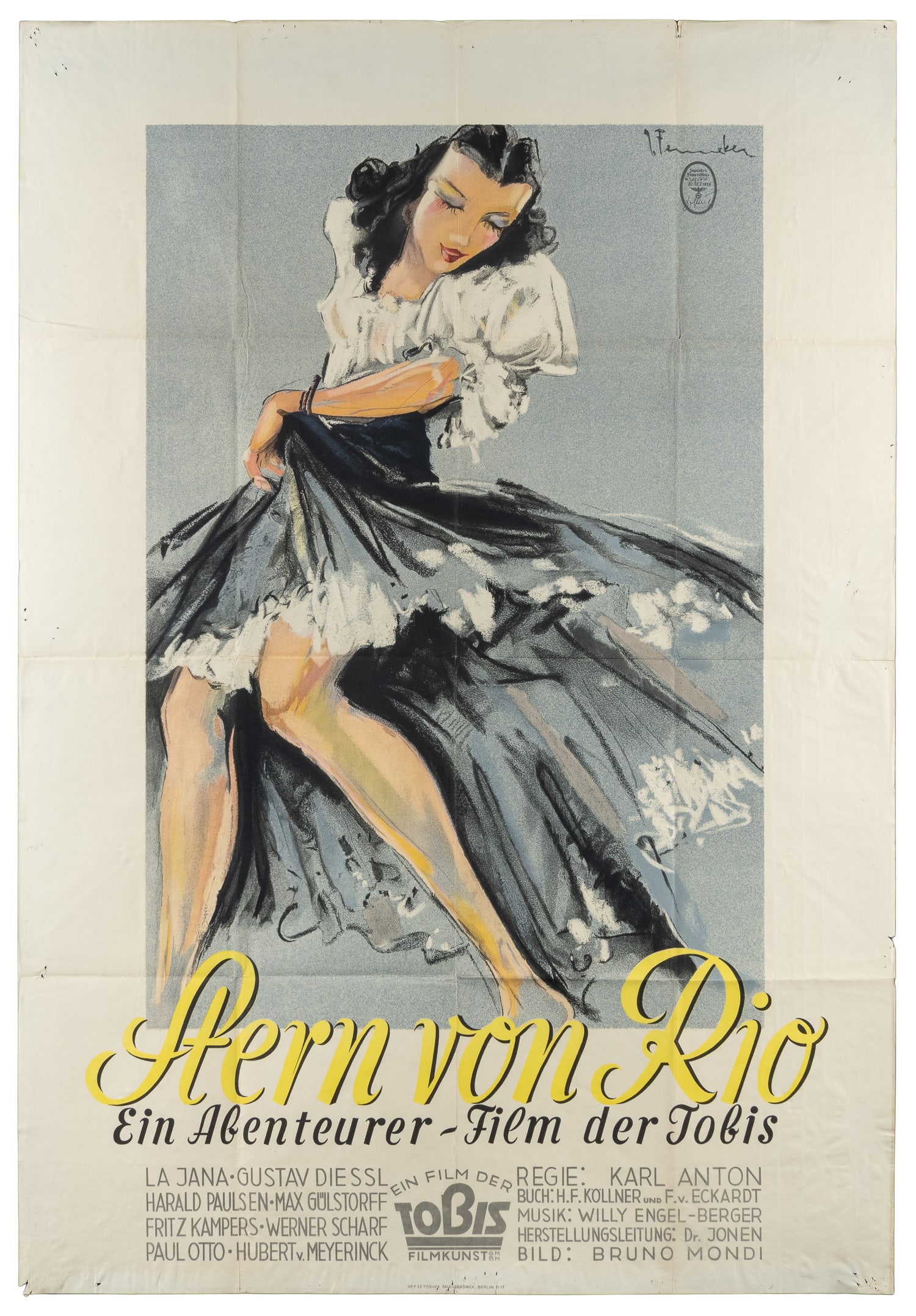 Stern von Rio ("The Star of Rio"). Tobis, 1940. (1 of 1)