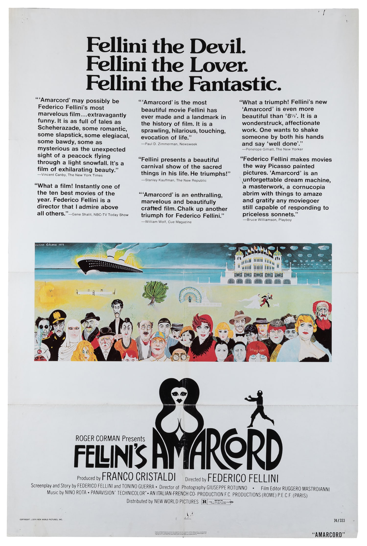 Federico Fellini. Two posters. - 3