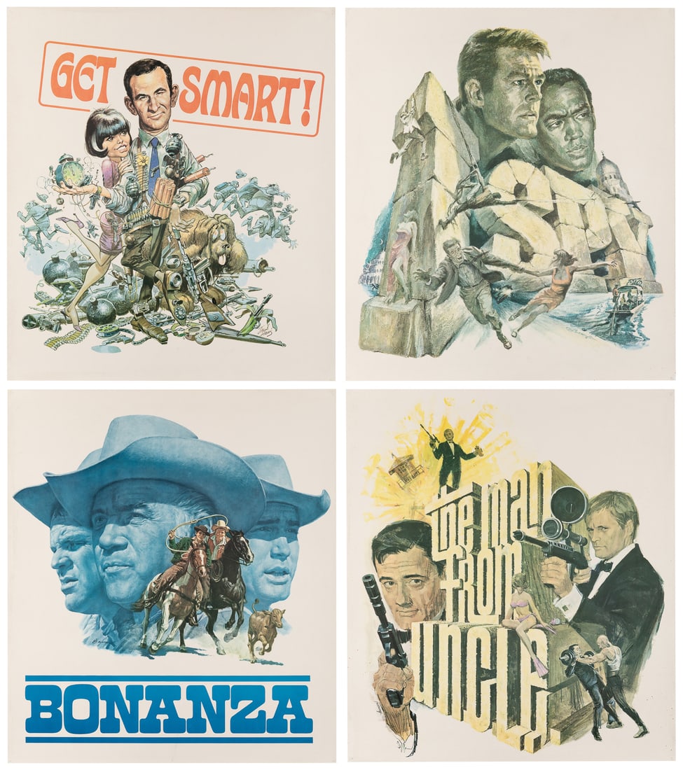 [TELEVISION]. Group of 4 promotional posters for NBC television series. (1 of 5)