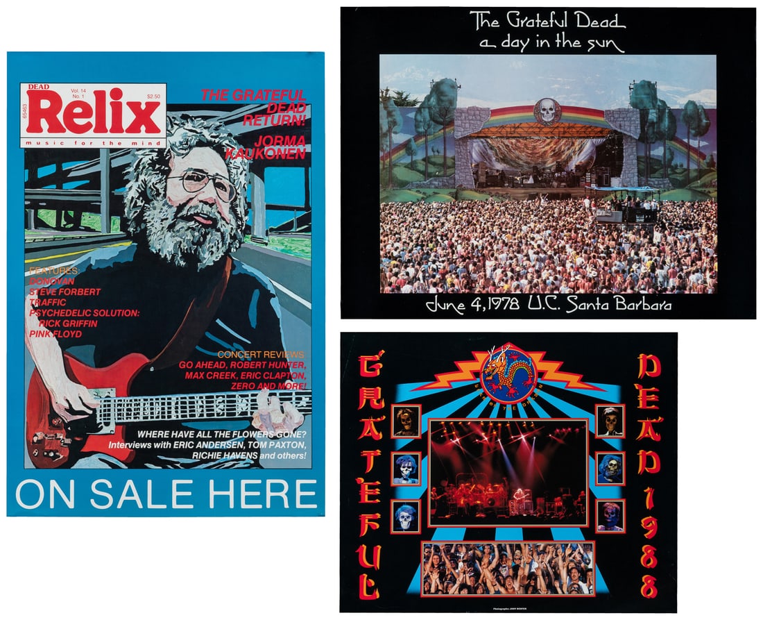 Grateful Dead. Three posters. (1 of 4)