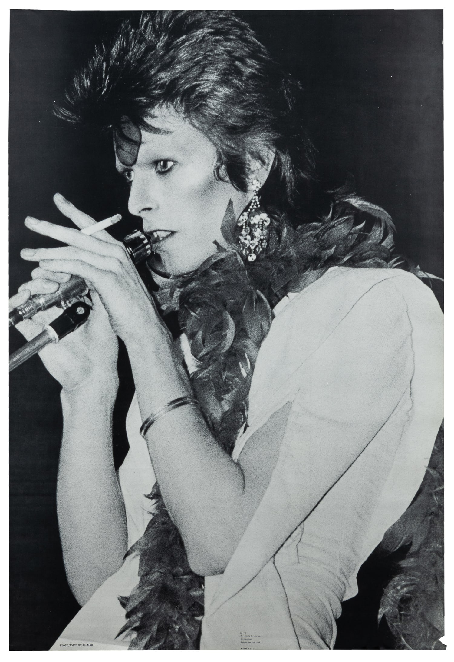 GOLDSMITH, Lynn. [David Bowie Ziggy Stardust Tour]. 1971. New York: Personality Posters. (1 of 1)