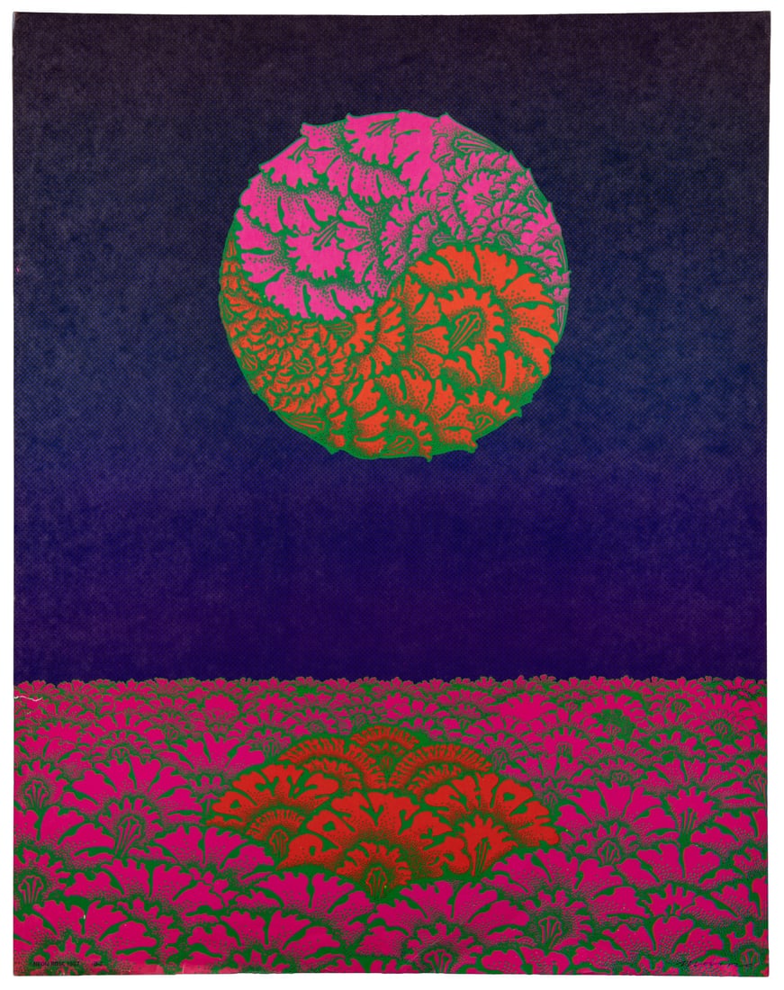 MOSCOSO, Victor. Neon Rose #B-2. 1967. (1 of 1)