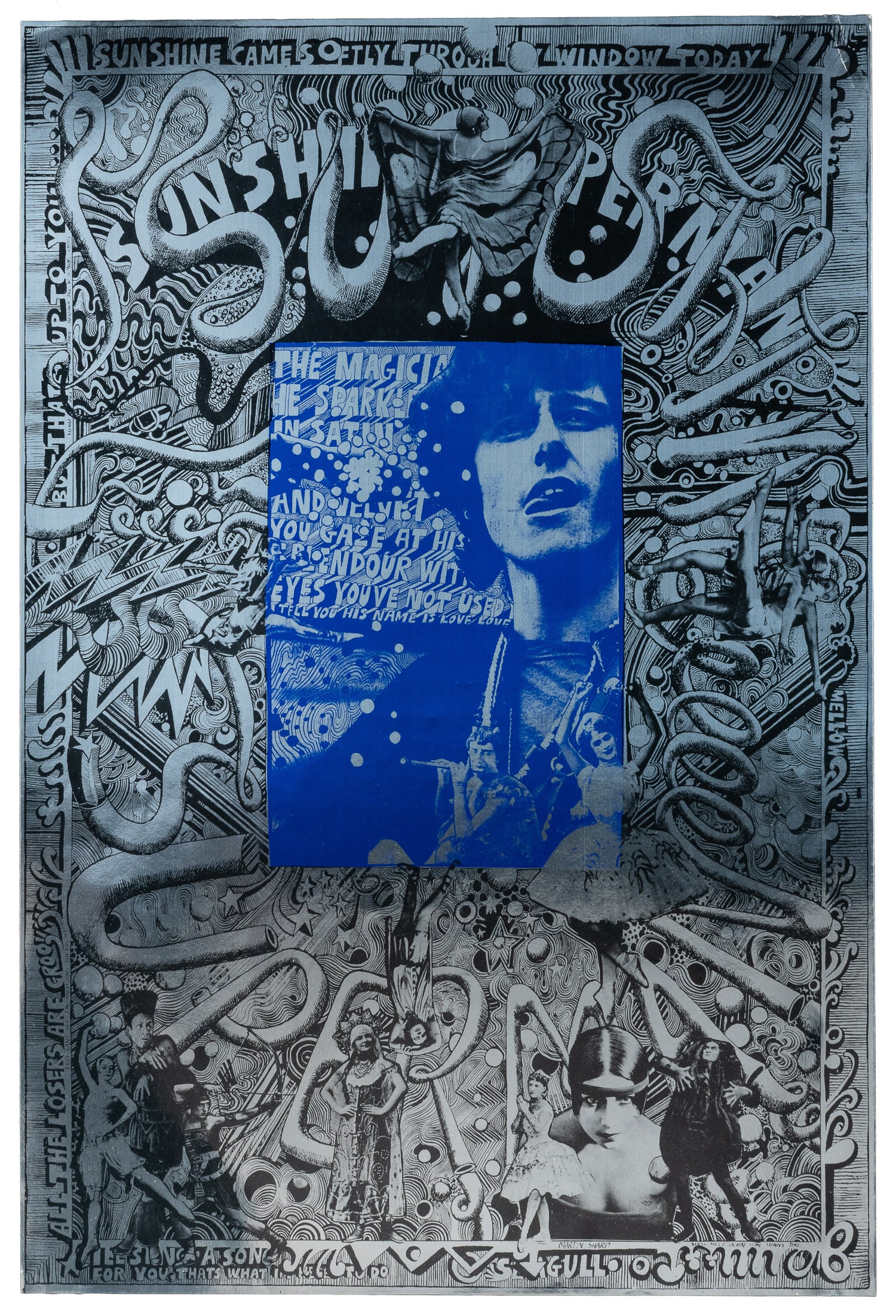 SHARP, Martin (1942-2013). Sunshine Superman (Donovan). 1967. London: Big O Posters. (1 of 1)