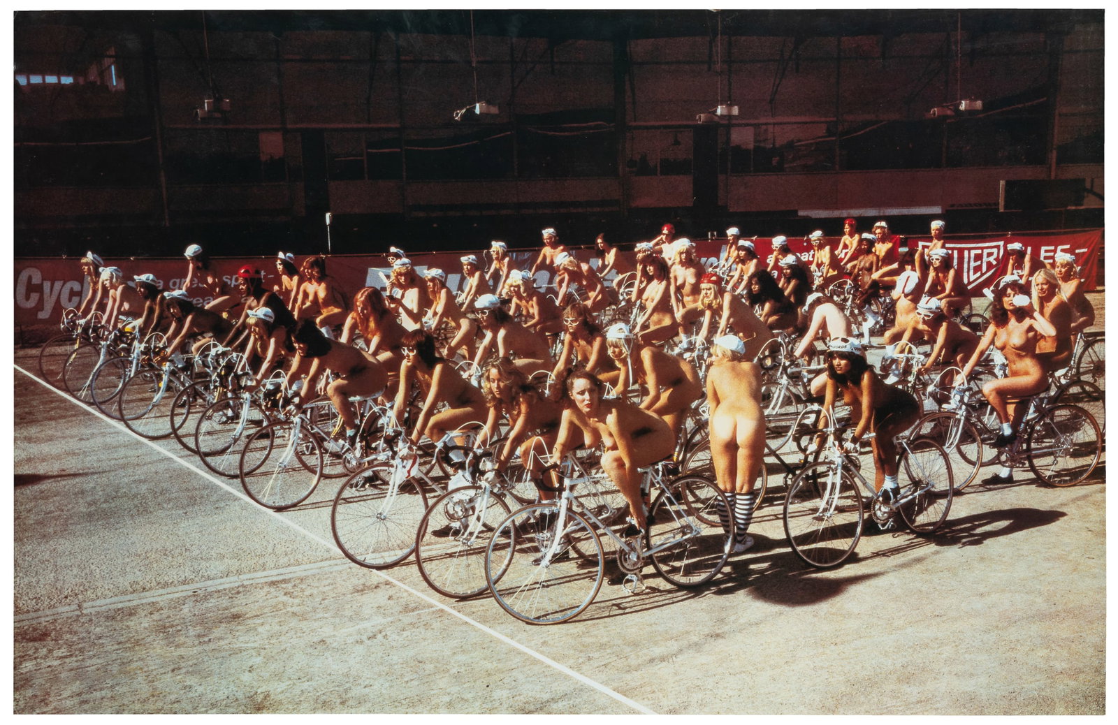 QUEEN. "Jazz" Nude Bicycle Ride Poster. Circa 1978. (1 of 1)