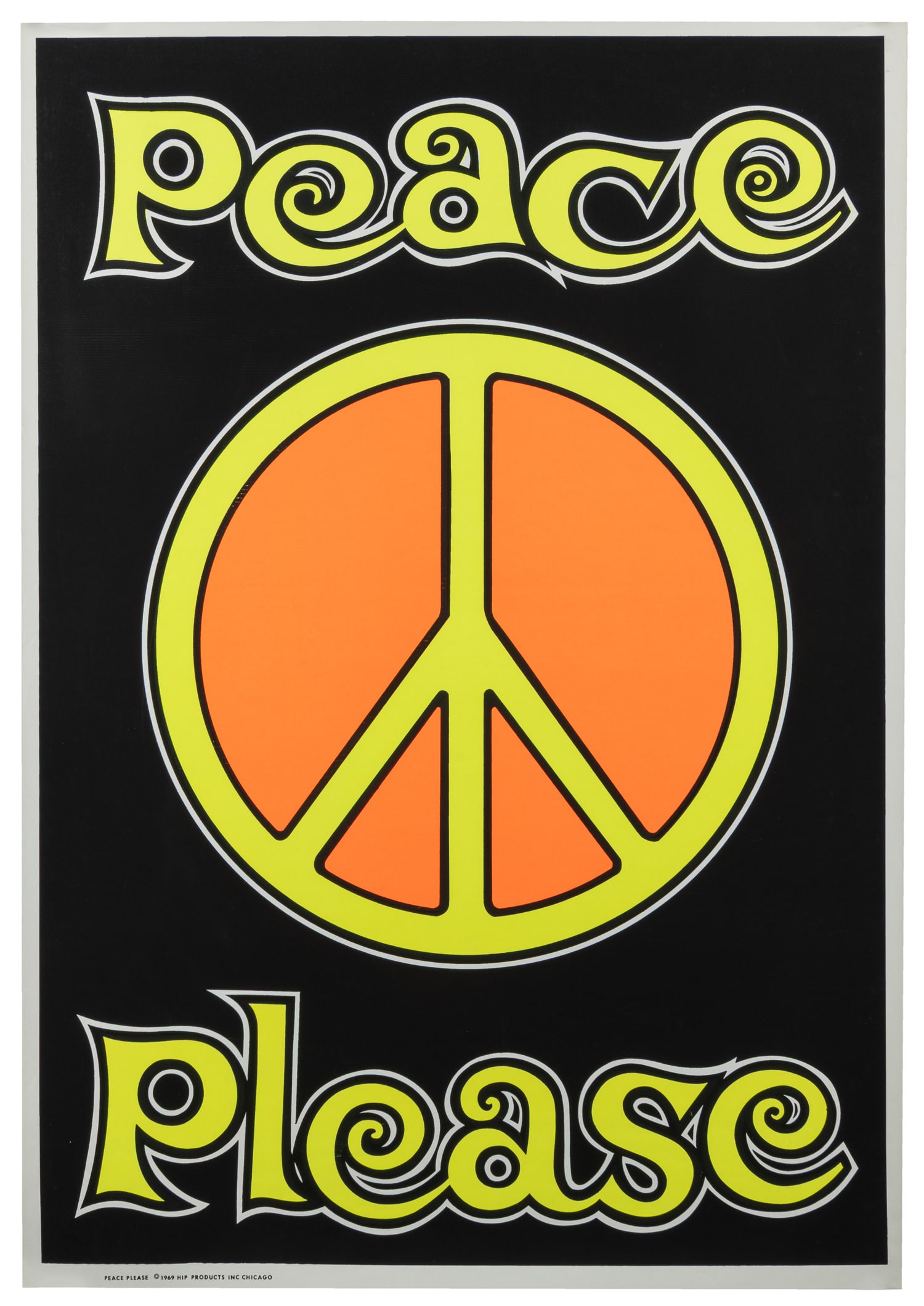 Peace Please. 1969. Chicago: Hip Products. (1 of 1)