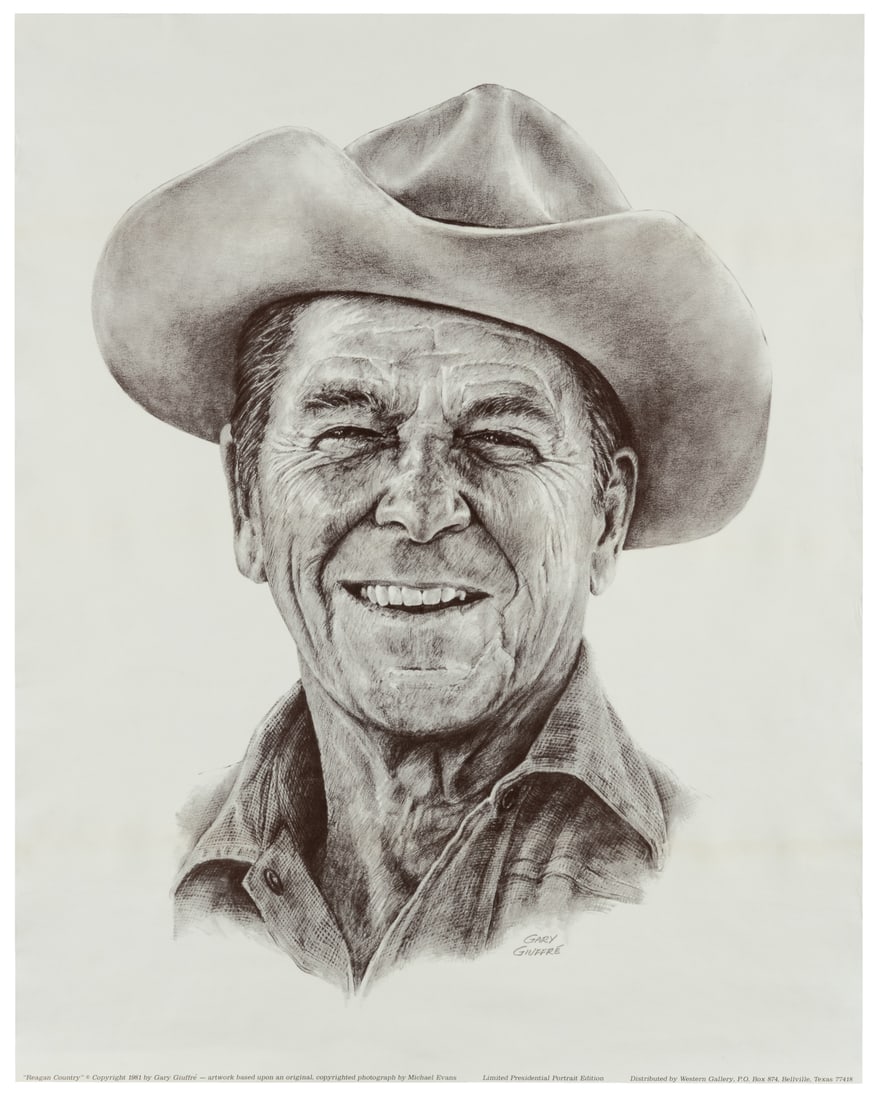 Five Ronald Reagan Posters. 1980s. - 4