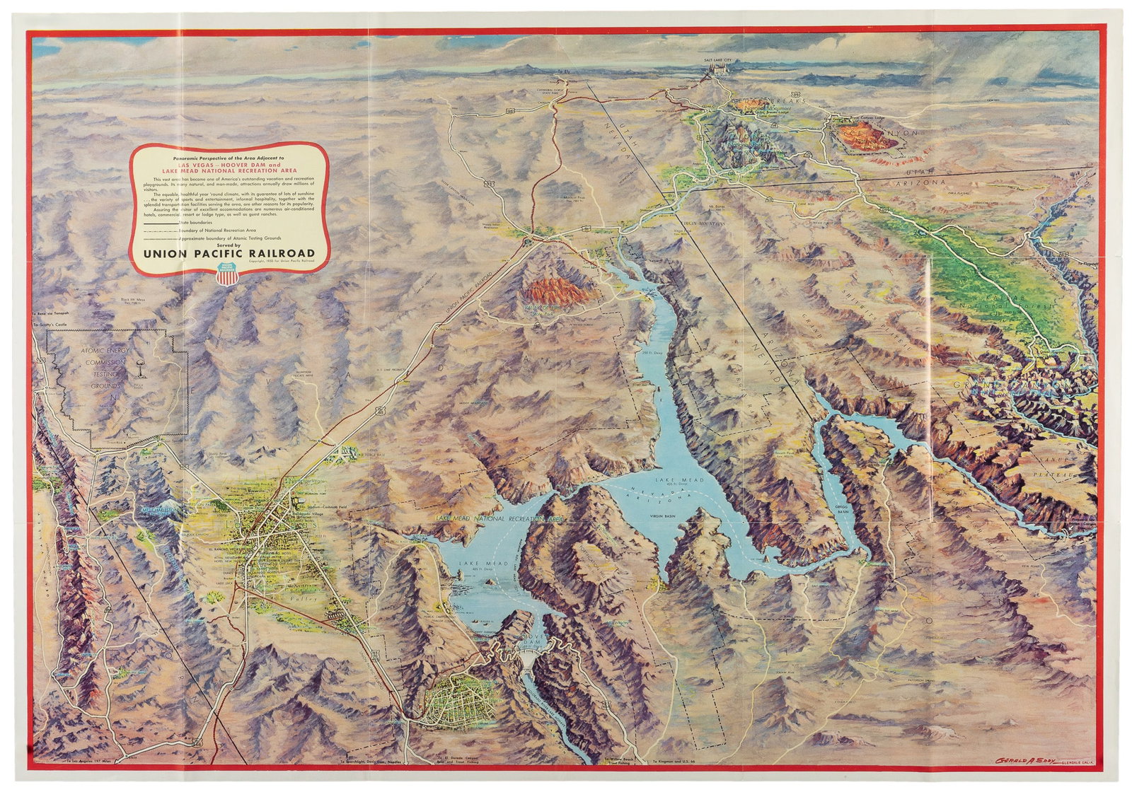 EDDY, Gerald. Three pictorial maps. - 2