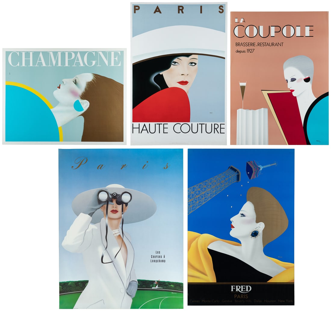 RAZZIA (b. 1950). Five posters. - 2