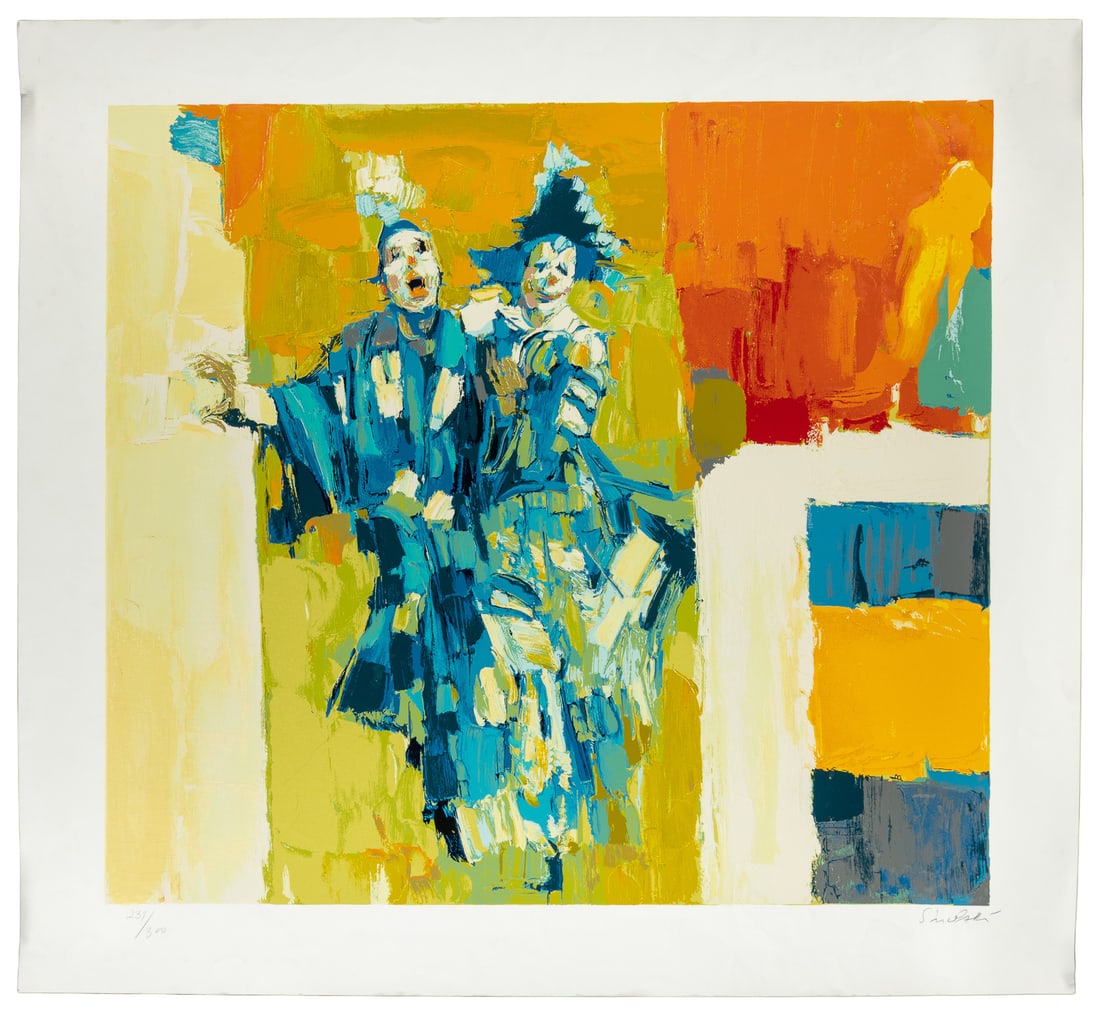 SIMBARI, Nicola (1927-2012). Two Signed Prints by Nicola Simbari. 1979. Phoebus Editions. - 3
