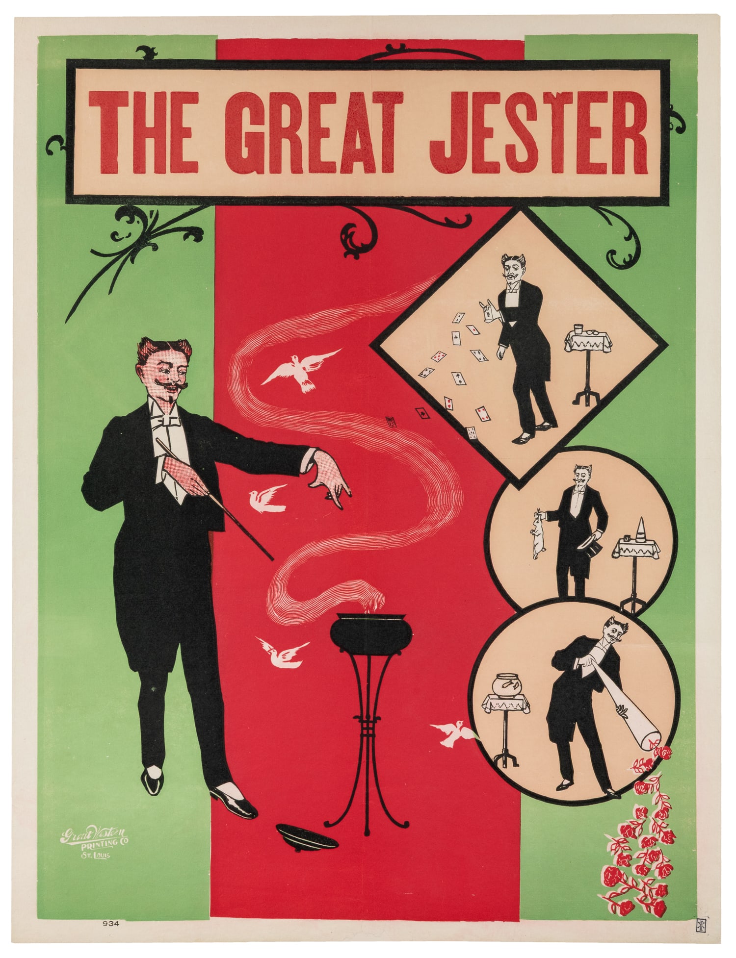The Great Jester. Two posters. - 2