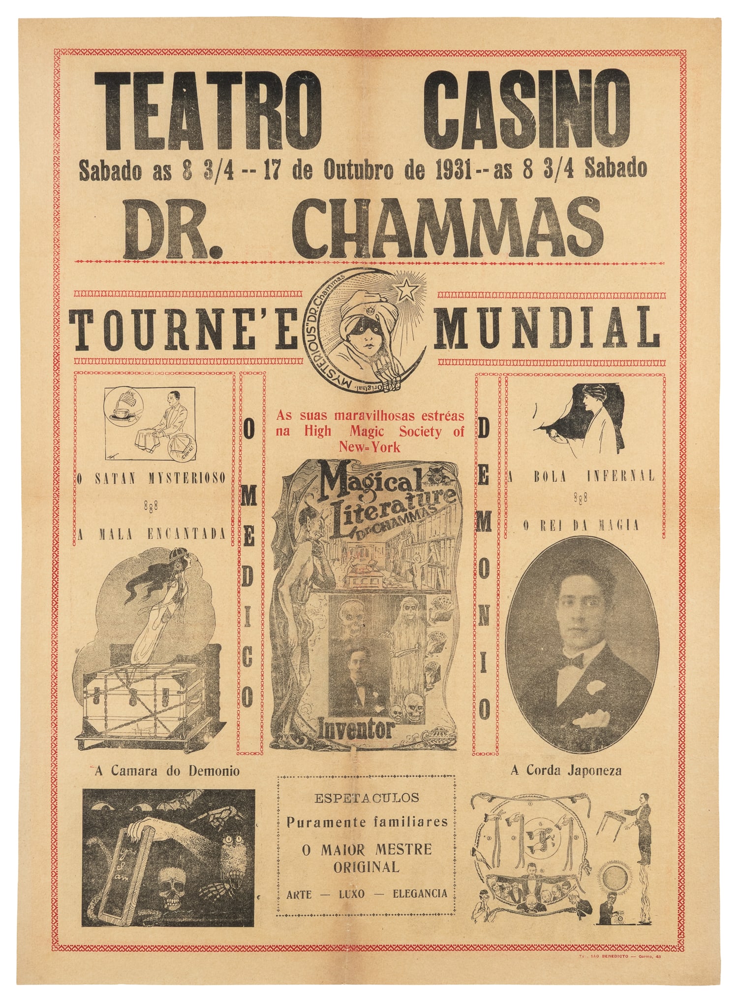 Two Spanish-language magic posters. - 3