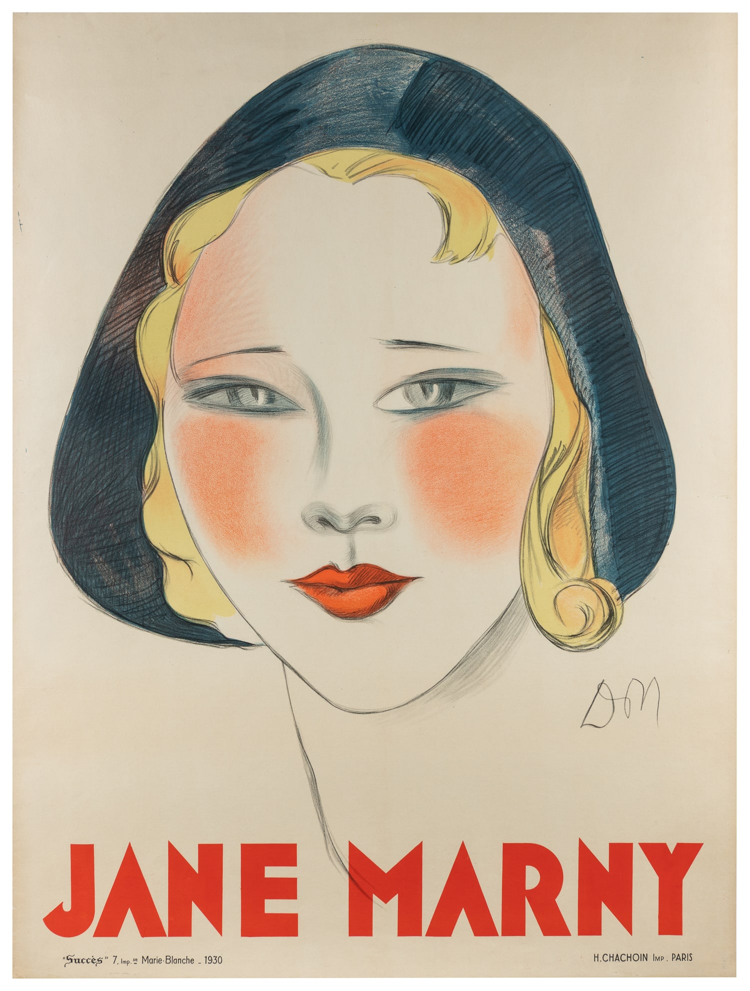 DON, Jean (1900-1985). Jane Marny. 1930. Paris: H. Chachoin. (1 of 1)