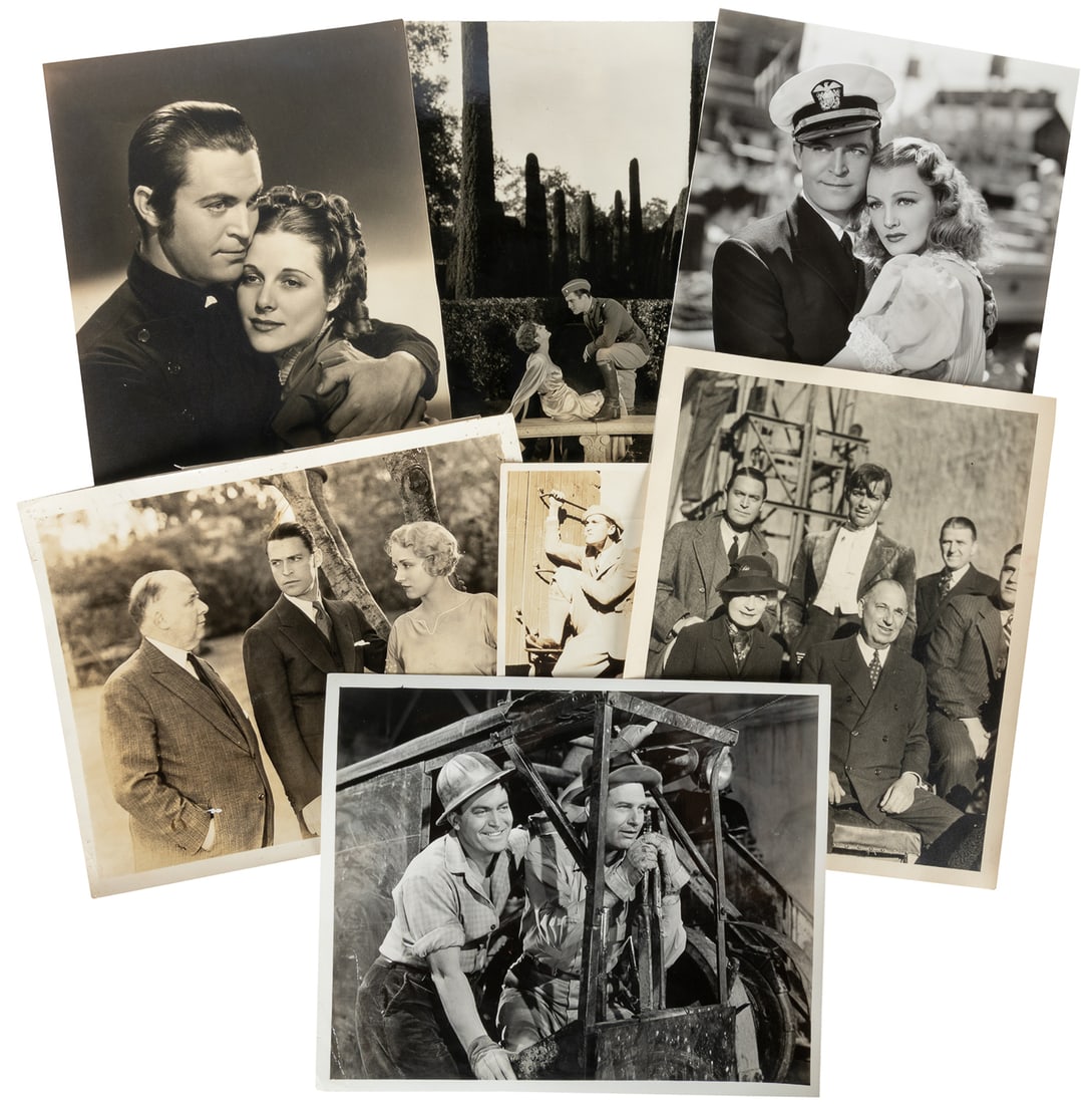 MORRIS, Chester (1901 - 1970). Group of Film Still Photographs. V.p., 20th century. (1 of 2)