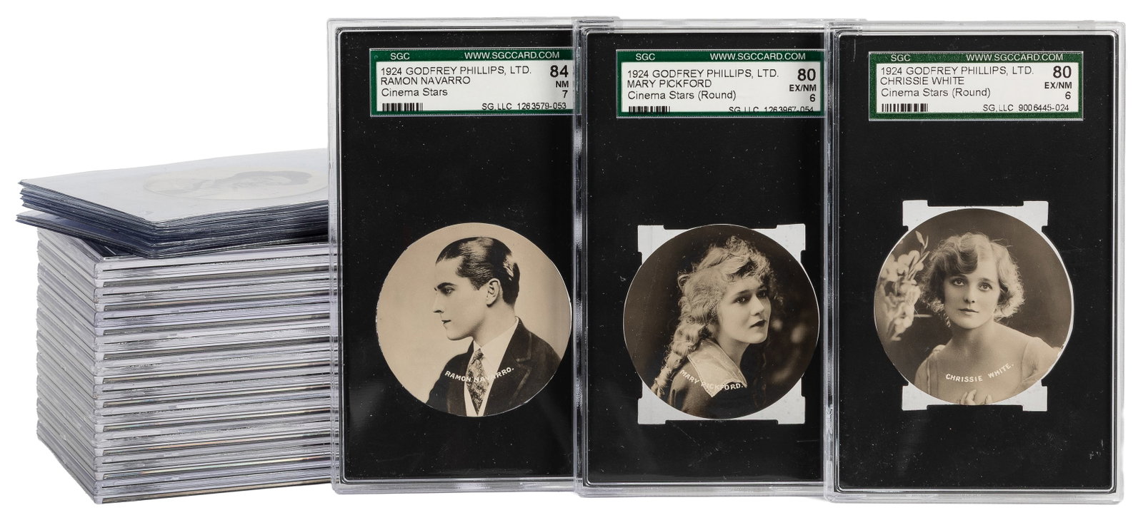 Godfrey Phillips "Cinema Stars" Cigarette Cards (25). London: Godfrey Phillips, [1924]. (1 of 5)