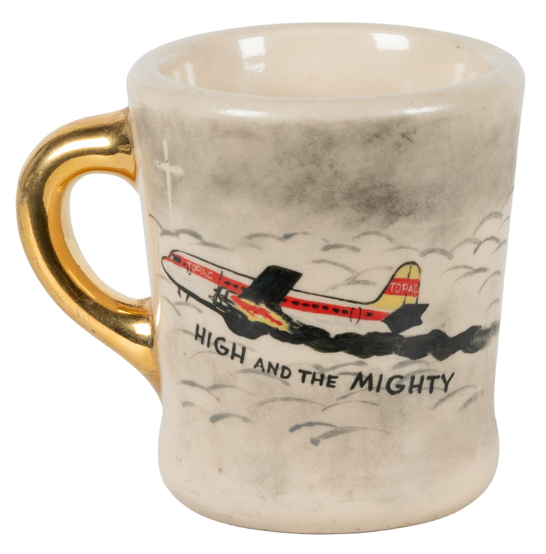John Wayne "High and the Mighty" cast and crew coffee mug. (1 of 3)