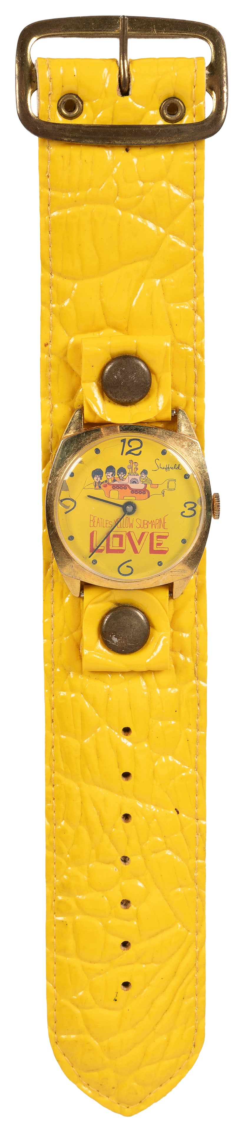 The Beatles Yellow Submarine "Love" Sheffield wristwatch. (1 of 3)