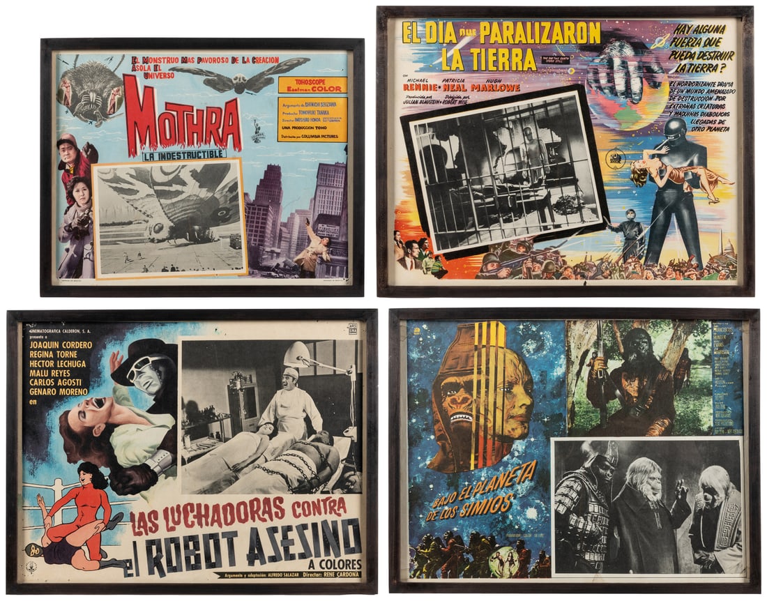 Four Sci Fi Film Lobby Cards (Spanish Language). [V.p., v.d.]. (1 of 5)
