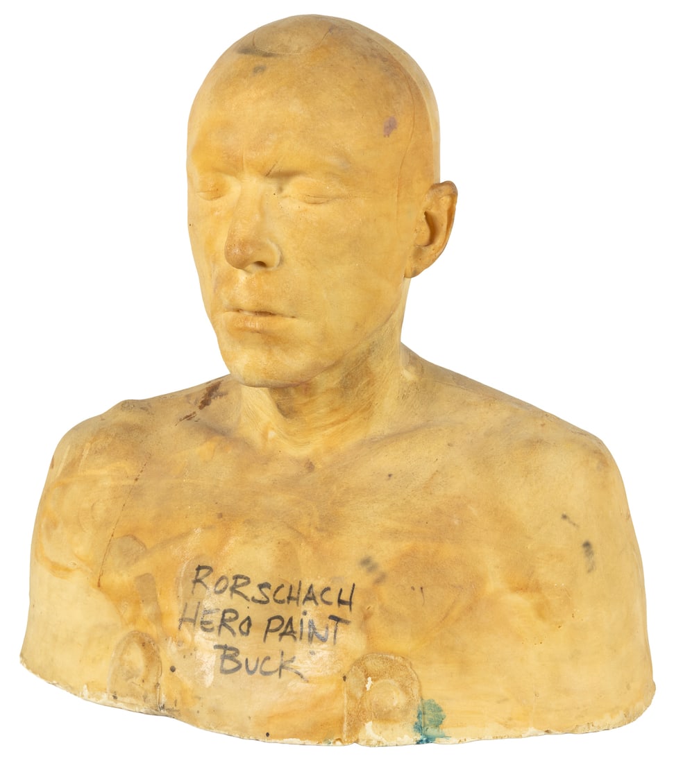 Rorschach Prop Bust from "Watchmen" (2009). (1 of 5)