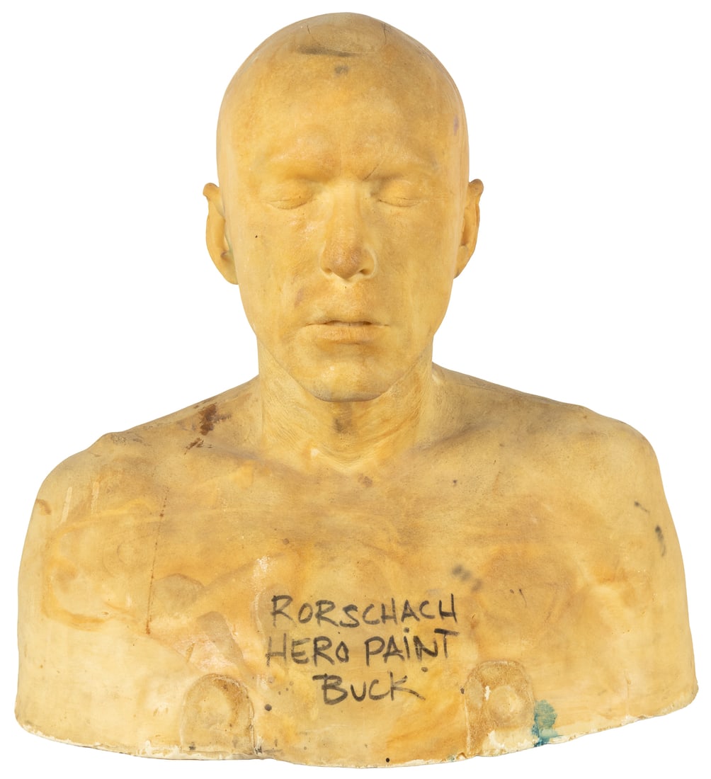 Rorschach Prop Bust from "Watchmen" (2009). - 2