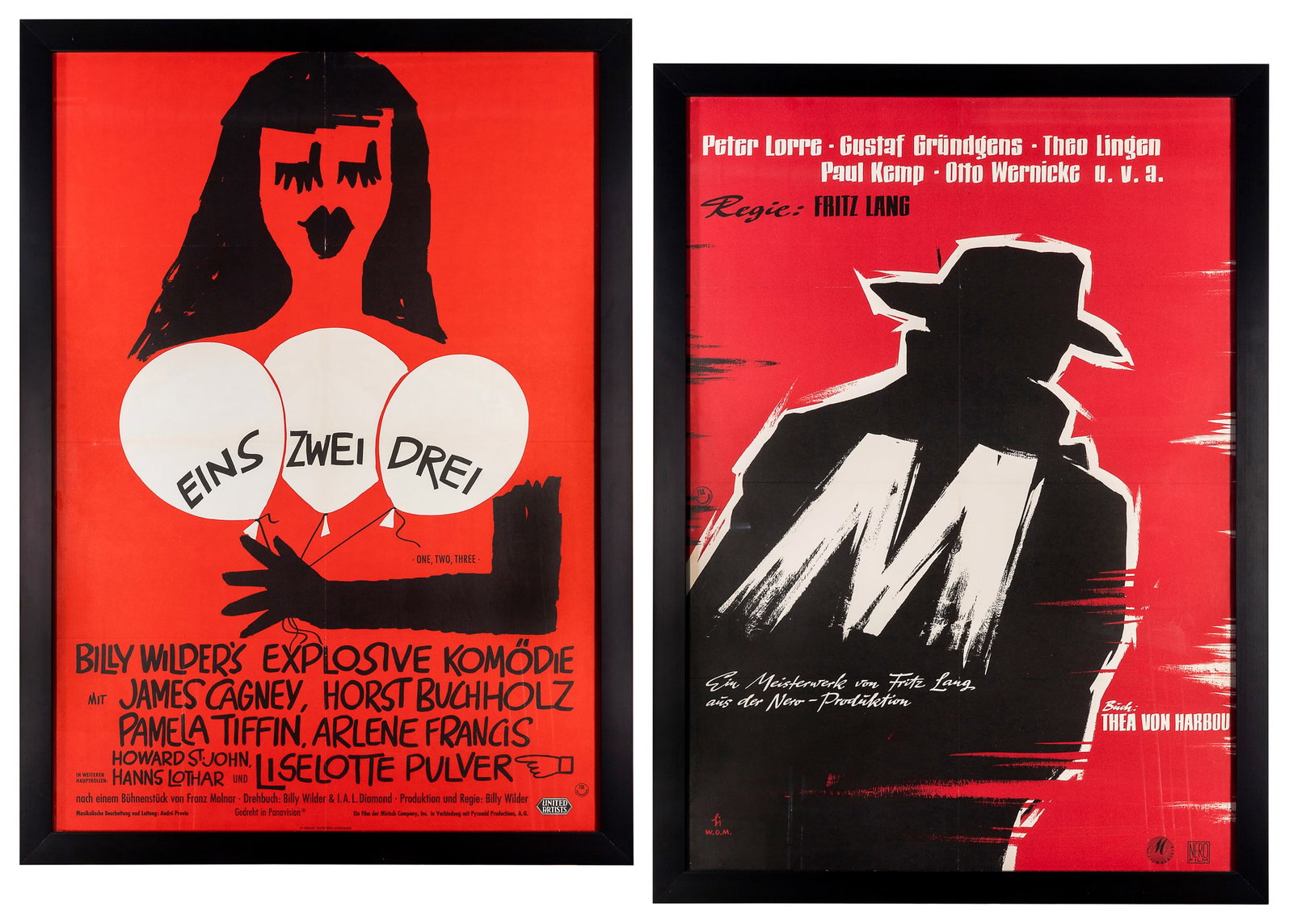 Pair of German movie posters owned by the Wachowskis. (1 of 1)