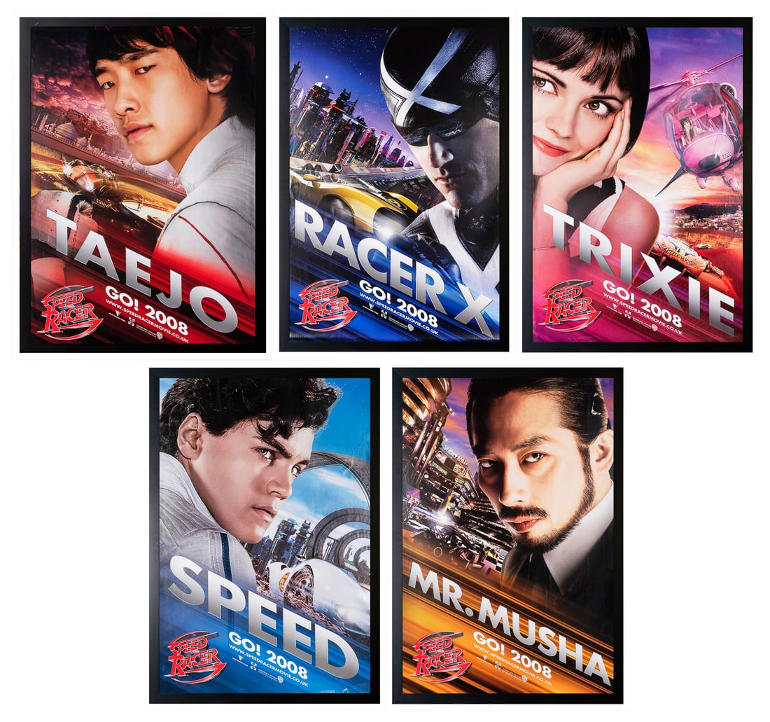 Group of 5 Speed Racer posters. (1 of 6)